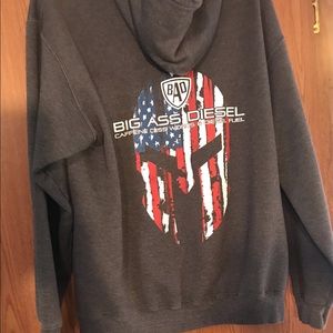 Hoodie does have 2 spots on the front